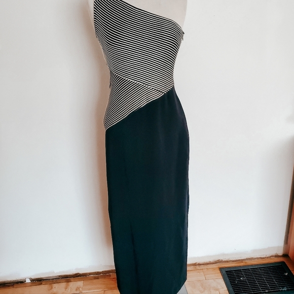 Vintage Alex evenings single shoulder dress - Picture 3 of 7